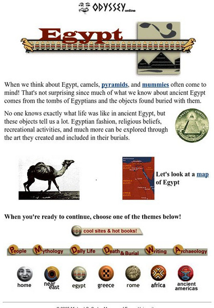 Emory University: Odyssey Online: Egypt Website Emory University: Odyssey Online: Egypt Website