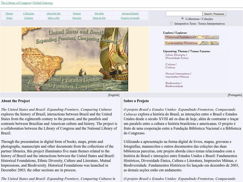 Loc: United States & Brazil: Comparing Cultures Website