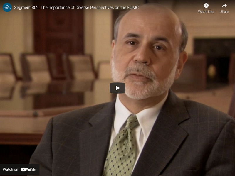 Federal Reserve and You: The Importance of Diverse Perspectives on the Fomc Instructional Video