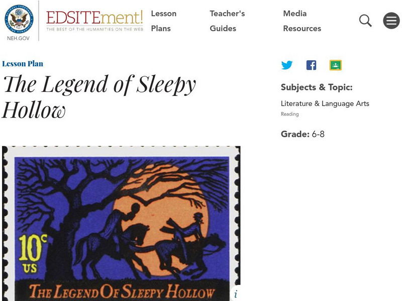 Neh: Edsit Ement: The Legend of Sleepy Hollow Unit Plan