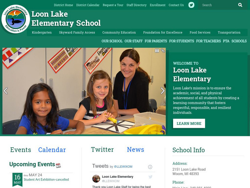 Loon Lake Elementary School: John Cabot Handout Loon Lake Elementary School: John Cabot Handout