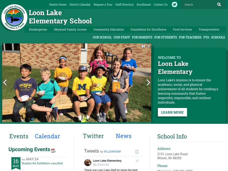 Loon Lake Elementary School: Jacques Marquette Handout