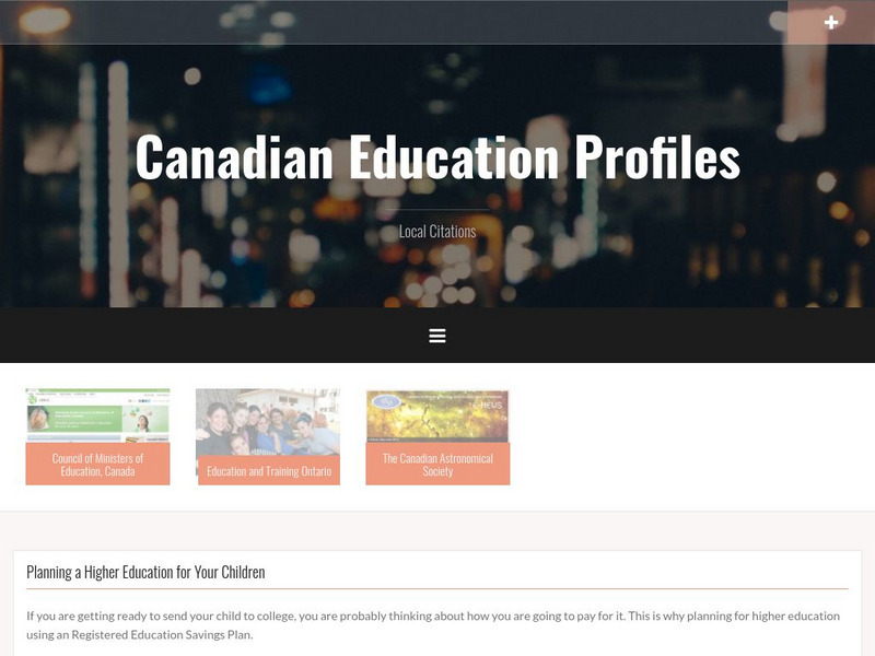 Canadian Astronomy Education: Canadian Astronomers Making History Handout