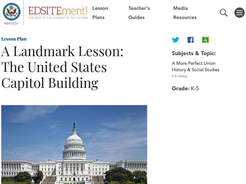 Neh: Edsit Ement: The United States Capitol Building Lesson Plan Neh: Edsit Ement: The United States Capitol Building Lesson Plan