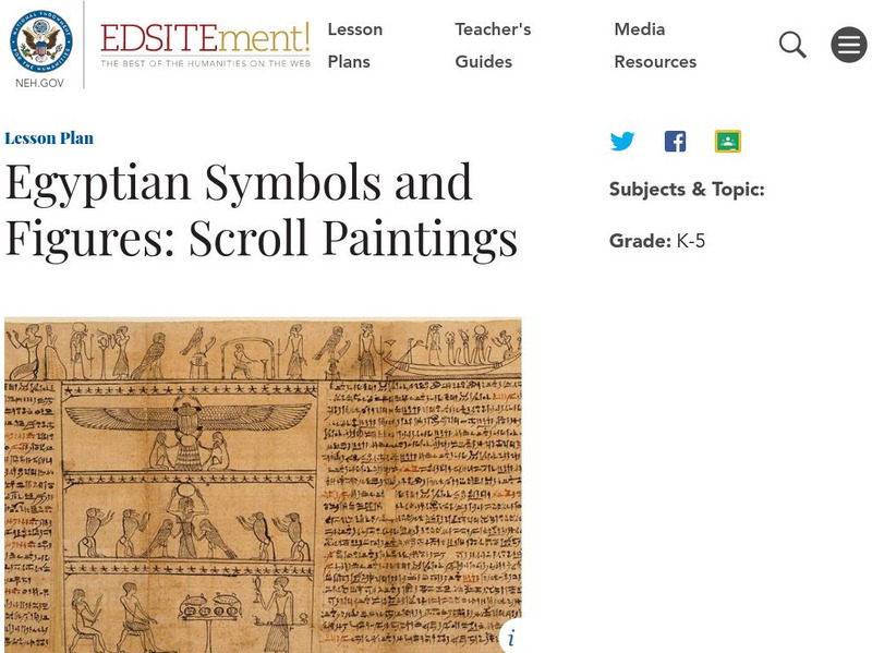 Neh: Edsit Ement: Scroll Paintings (Lesson Plan) Lesson Plan Neh: Edsit Ement: Scroll Paintings (Lesson Plan) Lesson Plan