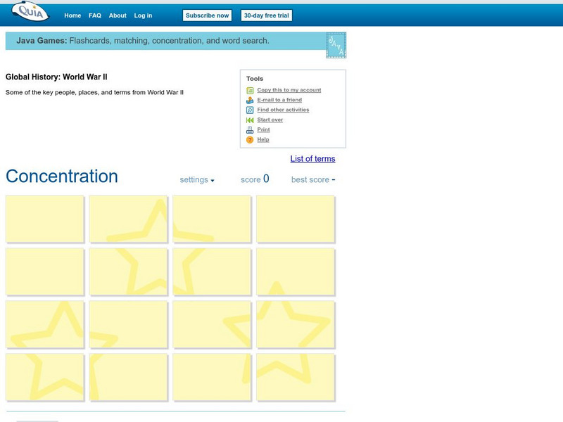 Quia: Global History: World War Ii Interactive Quia: Global History: World War Ii Interactive