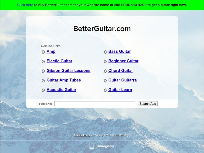Better Guitar: Chord Basics Activity Better Guitar: Chord Basics Activity