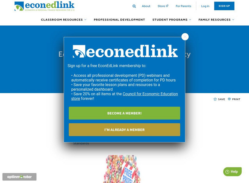 Econ Ed Link: Economic Incentives in Our Community Lesson Plan Econ Ed Link: Economic Incentives in Our Community Lesson Plan