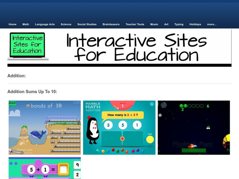 Addition Interactive Learning Sites for Education Interactive Addition Interactive Learning Sites for Education Interactive