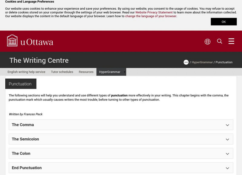 University of Ottawa Hyper Grammar: Quotation Marks Handout University of Ottawa Hyper Grammar: Quotation Marks Handout