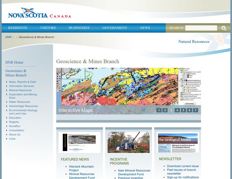Mineral Resources Branch Website Mineral Resources Branch Website