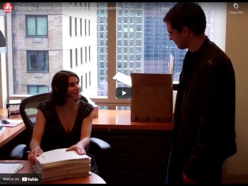 Penguin Random House: Christopher Paolini Delivers the Inheritance Manuscript Instructional Video Penguin Random House: Christopher Paolini Delivers the Inheritance Manuscript Instructional Video