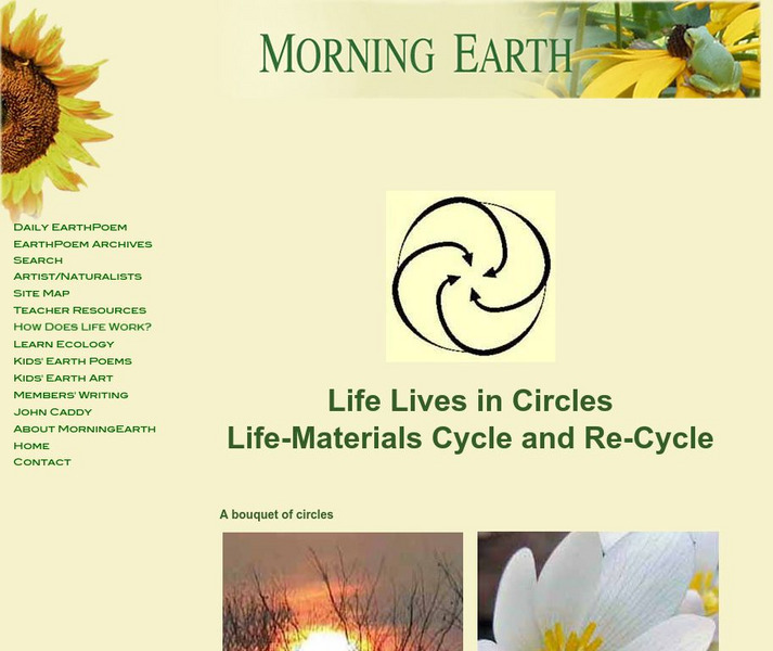 Life Lives in Circles: Introduction Life Materials Cycle and Re Cycle Activity Life Lives in Circles: Introduction Life Materials Cycle and Re Cycle Activity