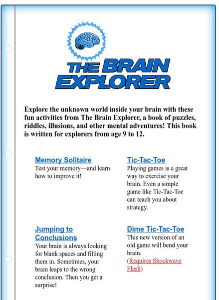 Exploratorium: The Brain Explorer Interactive Exploratorium: The Brain Explorer Interactive