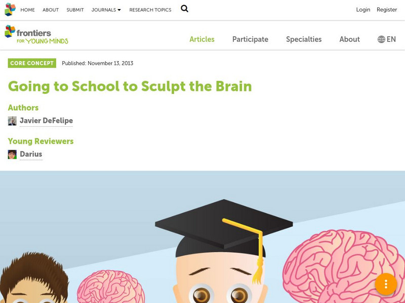 Frontiers: Going to School to Sculpt the Brain Article
