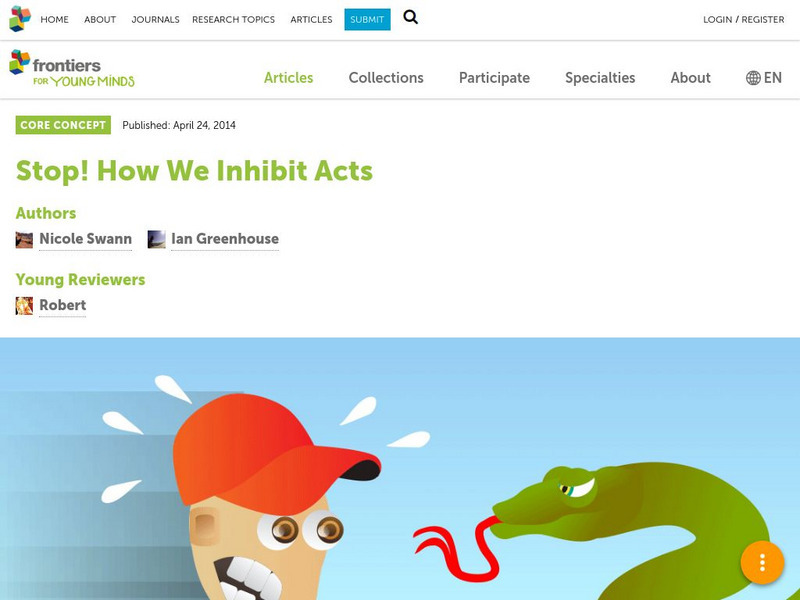 Frontiers: Stop! How We Inhibit Acts Article Frontiers: Stop! How We Inhibit Acts Article