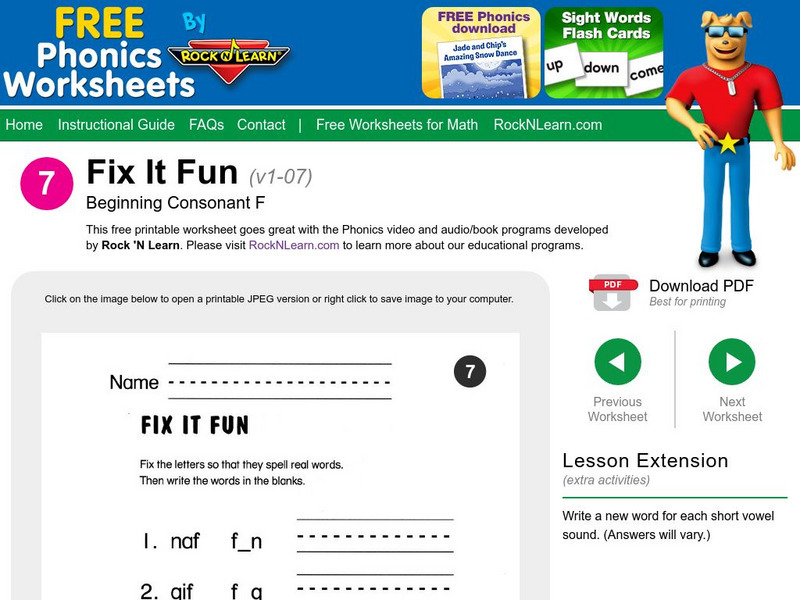 Rock 'N Learn: Fix It Fun Unknown Type Rock 'N Learn: Fix It Fun Unknown Type