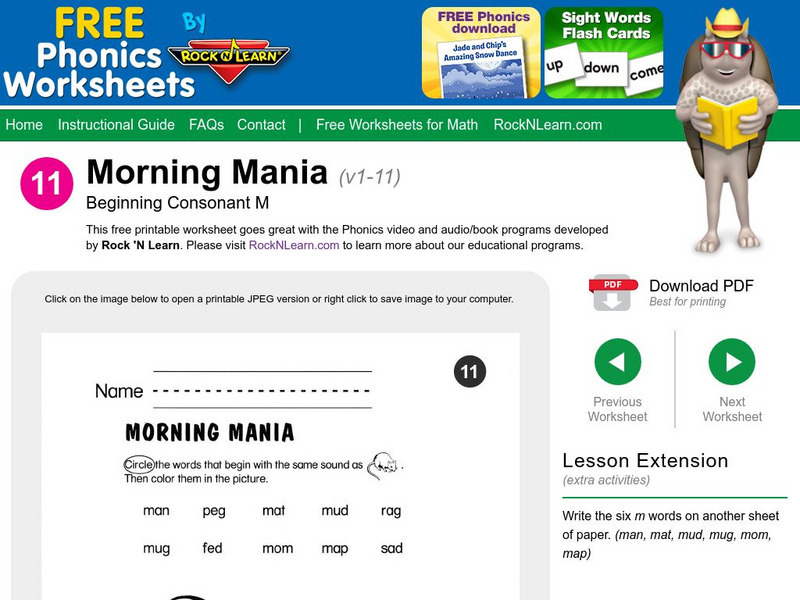 Rock 'N Learn: Morning Mania Unknown Type Rock 'N Learn: Morning Mania Unknown Type