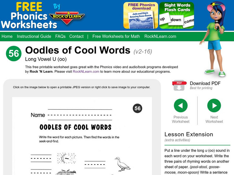 Rock 'N Learn: Oodles of Cool Words Unknown Type Rock 'N Learn: Oodles of Cool Words Unknown Type