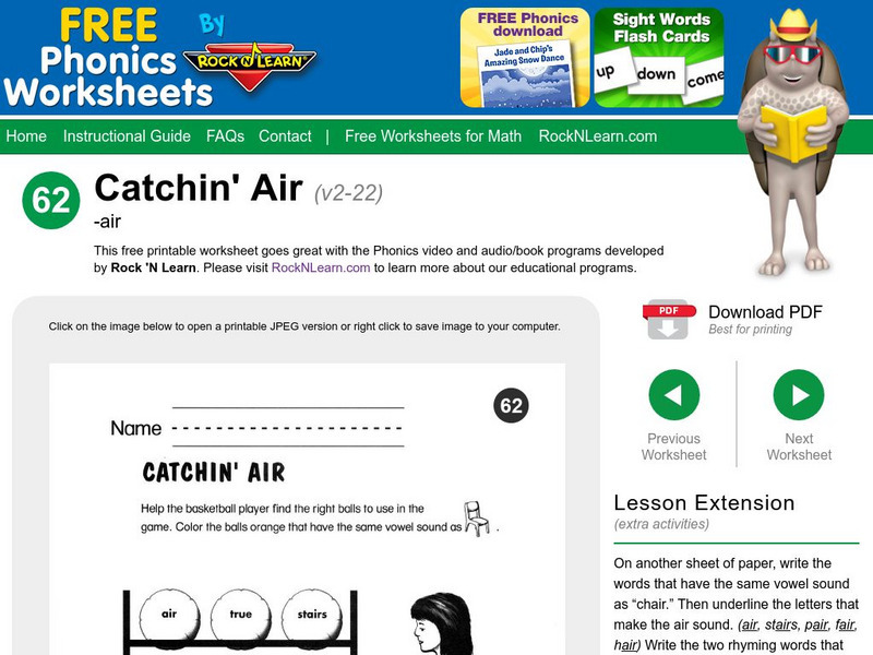 Rock 'N Learn: Catchin' Air: Air Unknown Type Rock 'N Learn: Catchin' Air: Air Unknown Type