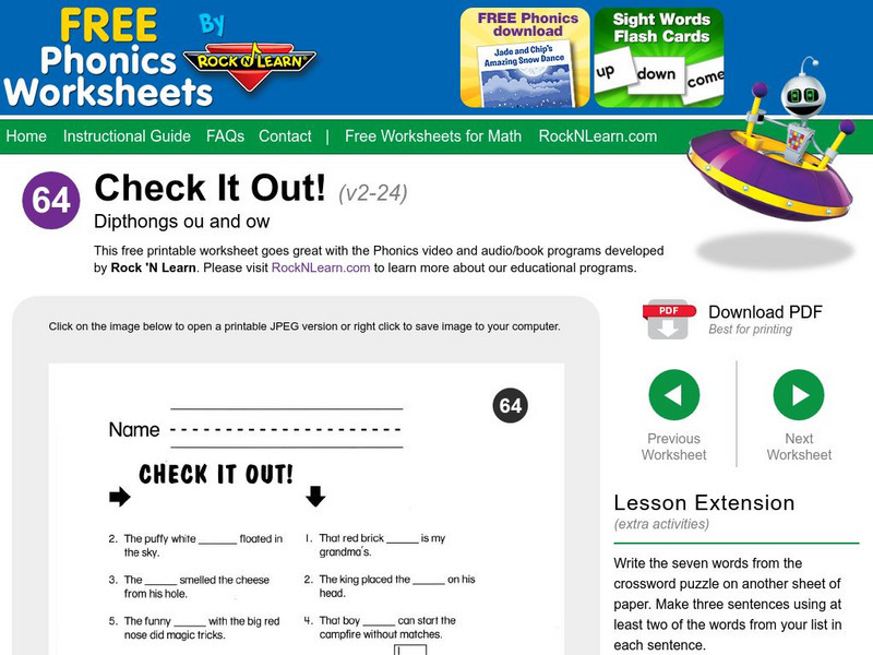 Rock 'N Learn: Check It Out! Unknown Type Rock 'N Learn: Check It Out! Unknown Type