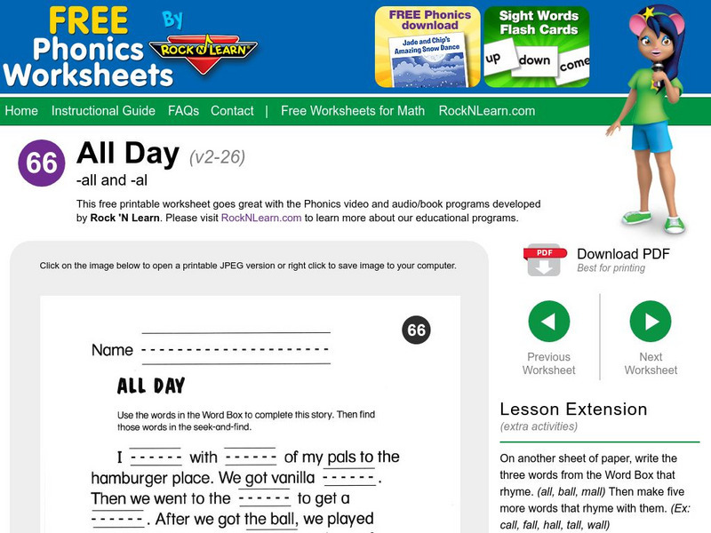 Rock 'N Learn: All Day: All and Al Unknown Type Rock 'N Learn: All Day: All and Al Unknown Type