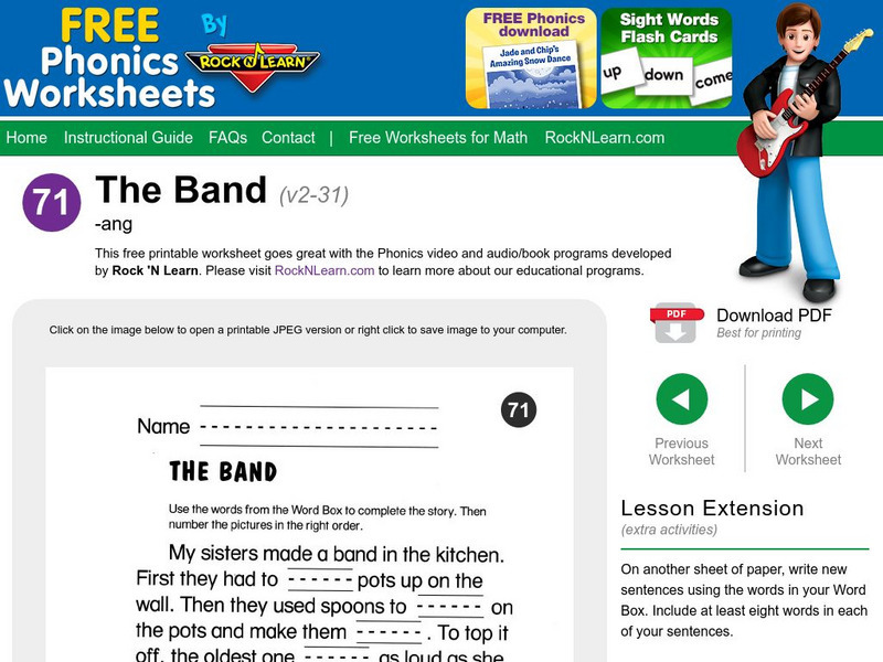 Rock 'N Learn: The Band: Ang Unknown Type Rock 'N Learn: The Band: Ang Unknown Type