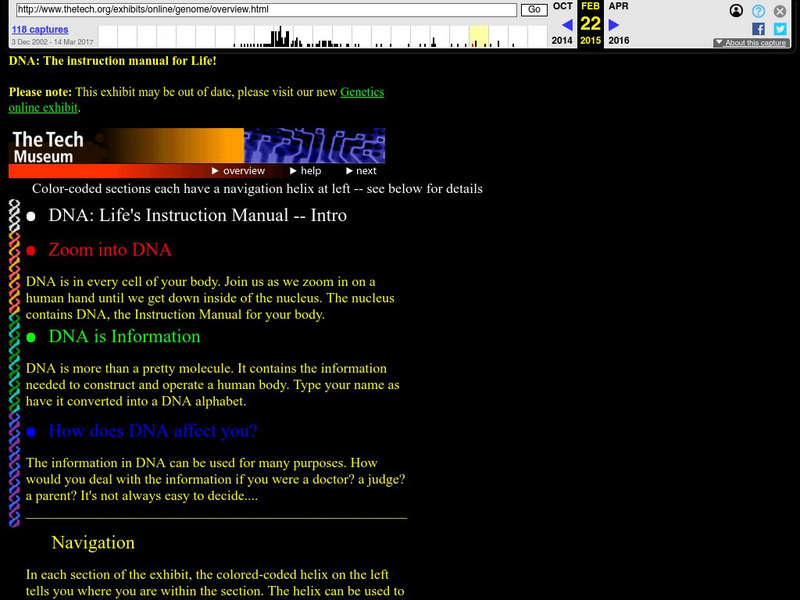 Tech Museum of Innovation: Dna Interactive