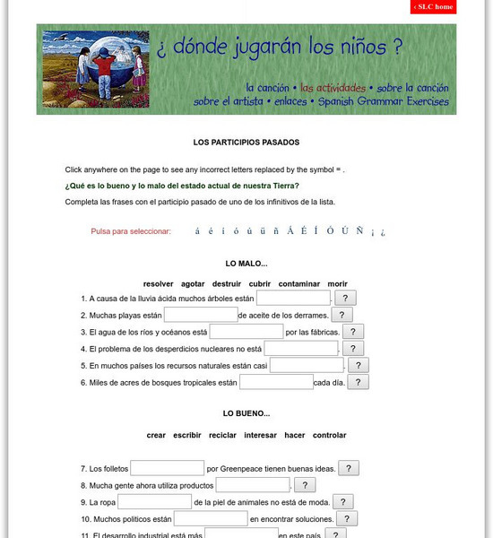 Spanish Language & Culture: Los Participios Pasados Unit Plan Spanish Language & Culture: Los Participios Pasados Unit Plan
