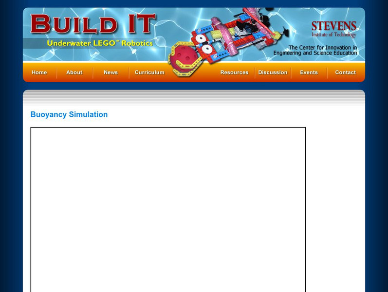 Stevens Institute of Technology: Buoyancy Simulation Interactive Stevens Institute of Technology: Buoyancy Simulation Interactive