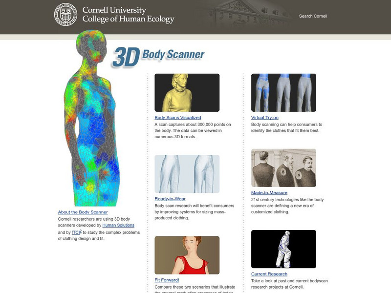 Cornell University: 3 D Body Scanner Interactive Cornell University: 3 D Body Scanner Interactive