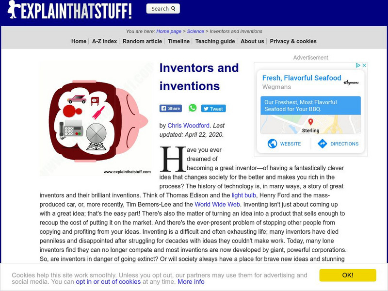 Explain That Stuff: Inventors and Inventions Article