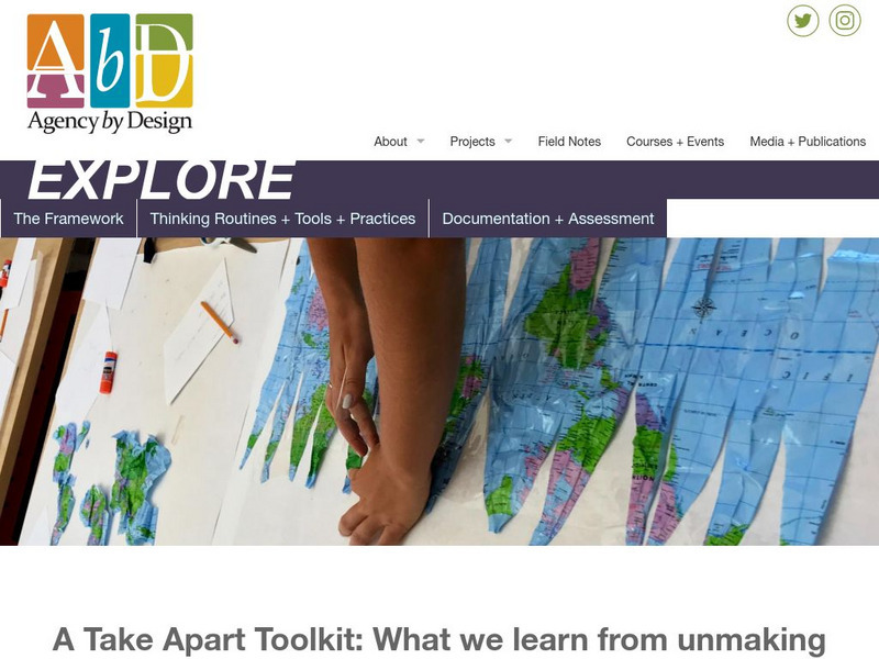 Harvard U.: Agency by Design: A Take Apart Toolkit: What We Learn From Unmaking Article