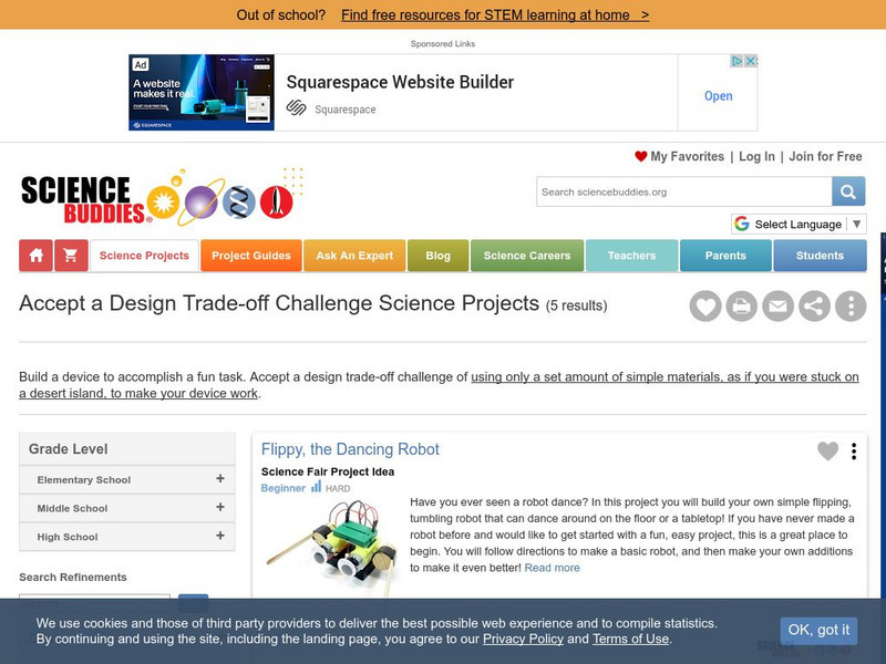 Science Buddies: Accept a Design Trade Off Challenge Science Projects Activity Science Buddies: Accept a Design Trade Off Challenge Science Projects Activity