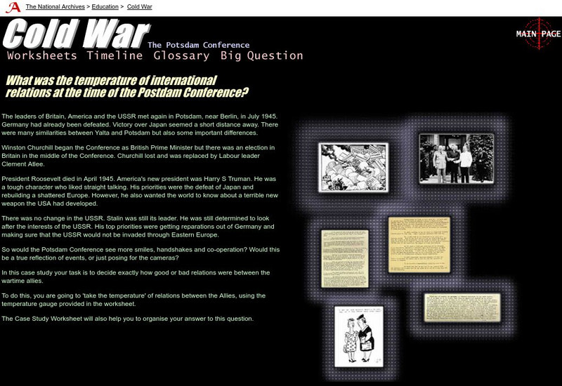 Cold War: The Potsdam Conference Website Cold War: The Potsdam Conference Website