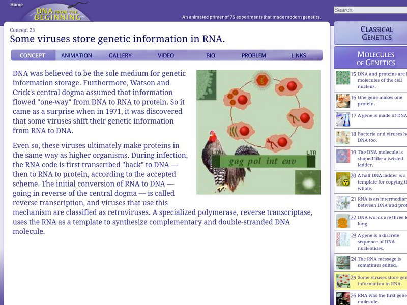 Dna From the Beginning: Some Viruses Have Rna Unit Plan Dna From the Beginning: Some Viruses Have Rna Unit Plan