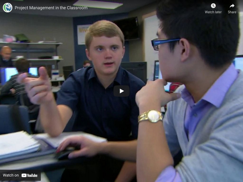 Discover E: Project Management in the Classroom Instructional Video Discover E: Project Management in the Classroom Instructional Video