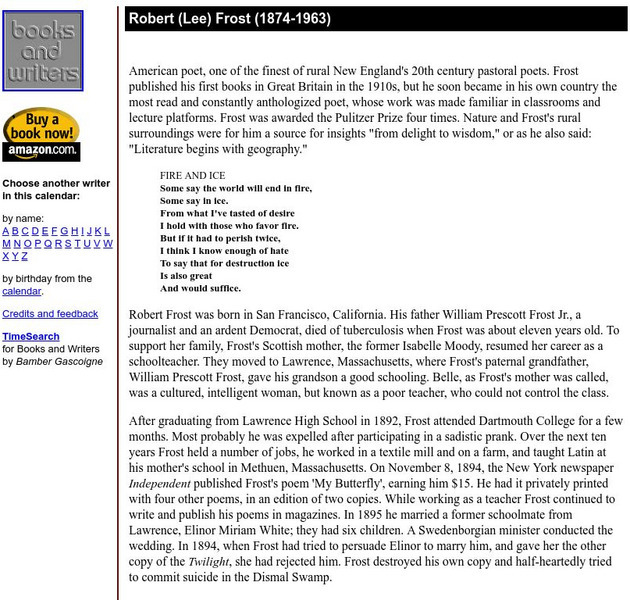 Author's Calendar: Robert Website Author's Calendar: Robert Website