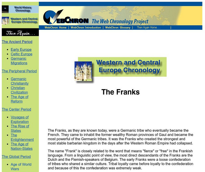 Then Again: Web Chron: The Franks Website