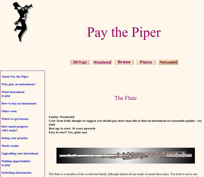 Pay the Piper: The Flute Article Pay the Piper: The Flute Article