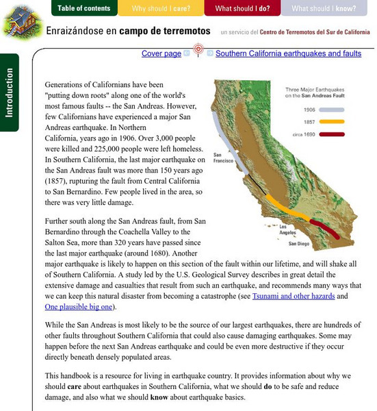 Earthquake Country Alliance: Putting Down Roots in Earthquake Country Website Earthquake Country Alliance: Putting Down Roots in Earthquake Country Website