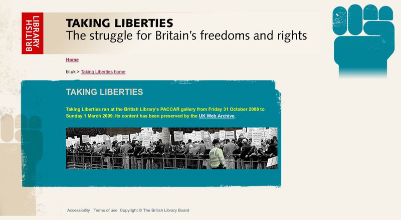 British Library: Taking Liberties Interactive British Library: Taking Liberties Interactive