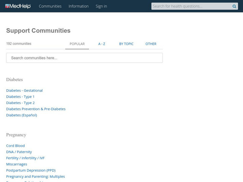 Med Help: All Ask a Doctor Forums and Medical Communities Website Med Help: All Ask a Doctor Forums and Medical Communities Website