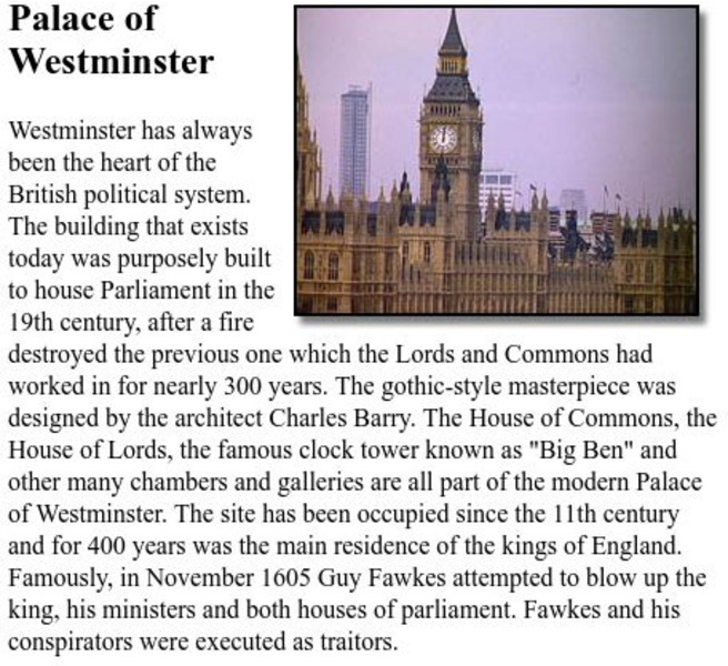 Bbc: Palace of Westminster Handout Bbc: Palace of Westminster Handout