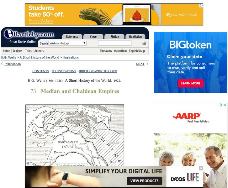 Bartleby.com: Short History of the World: Map of Median and Chaldean Empires Graphic Bartleby.com: Short History of the World: Map of Median and Chaldean Empires Graphic