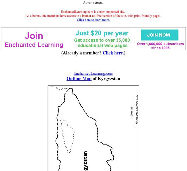 Enchanted Learning: Outline Map of Kyrgyzstan Unit Plan Enchanted Learning: Outline Map of Kyrgyzstan Unit Plan