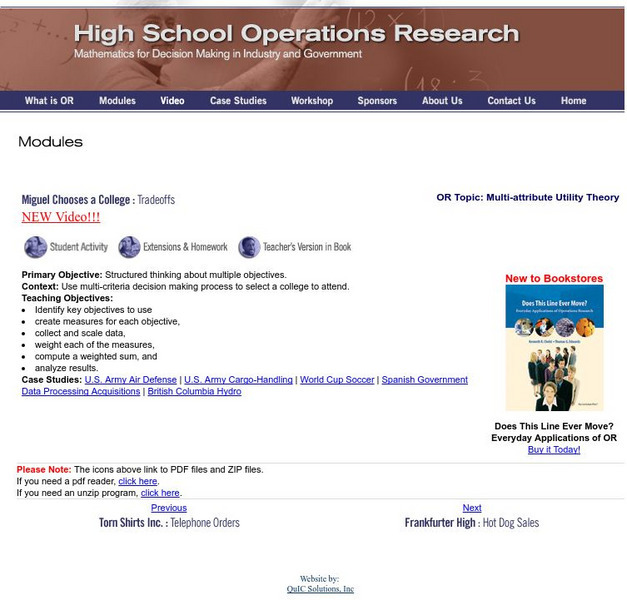 Hsor.org: Miguel Chooses a College: Tradeoffs Unknown Type Hsor.org: Miguel Chooses a College: Tradeoffs Unknown Type