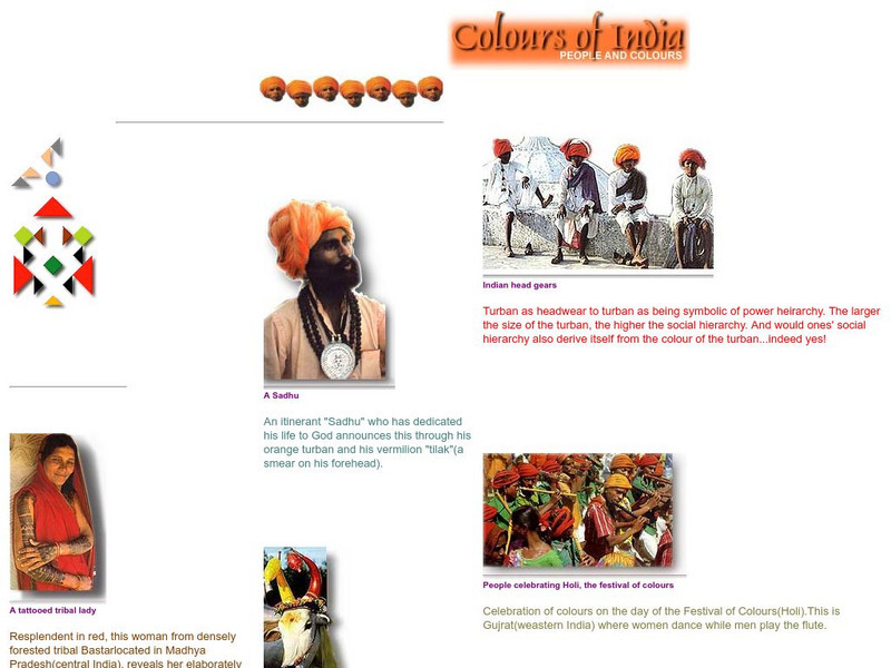 Colours of India: People and Colours Website Colours of India: People and Colours Website