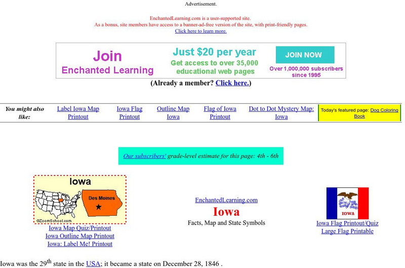 Enchanted Learning: Iowa Unit Plan Enchanted Learning: Iowa Unit Plan