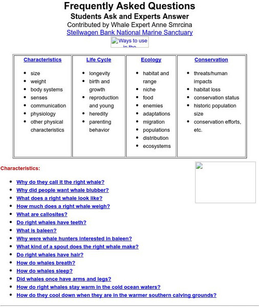 Annenberg Learner: Journey North: Right Whales Handout Annenberg Learner: Journey North: Right Whales Handout